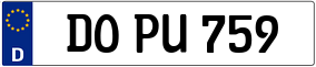 Truck License Plate